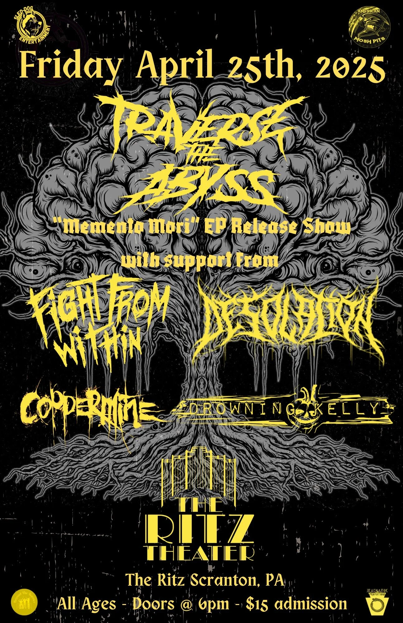 Traverse the Abyss: Memento Mori EP Release Show — The Ritz Theater
